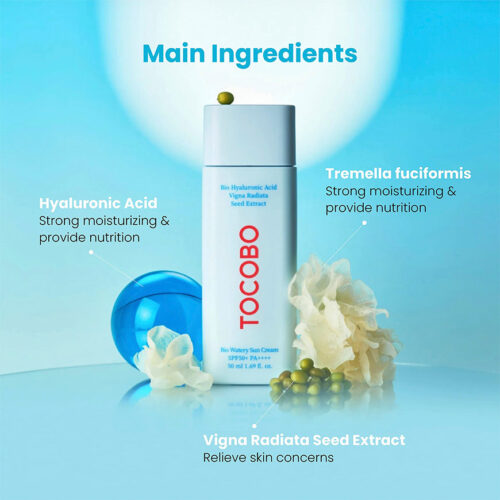 [Tocobo] Bio Watery Sun Cream SPF50+/ PA++++ - Imagen 6