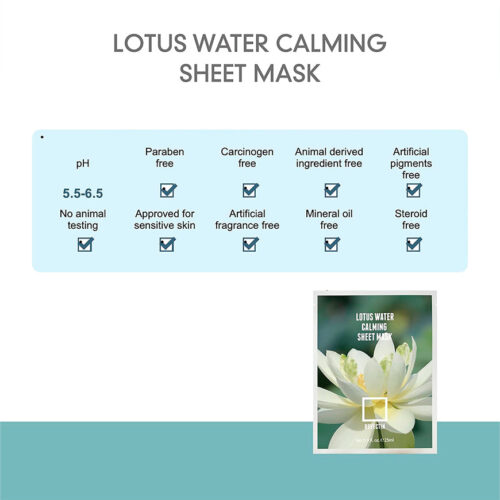 [Rovectin] Calming Lotus Sheet Mask - Imagen 4