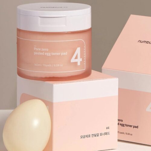 [numbuzin] No.4 Pore Zero Peeled Egg Toner Pad - Imagen 5
