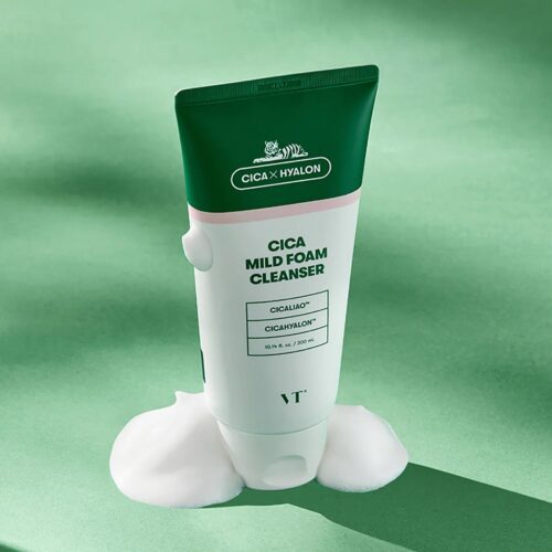 [VT] Cica Mild Foam Cleanser 300ml - Imagen 4