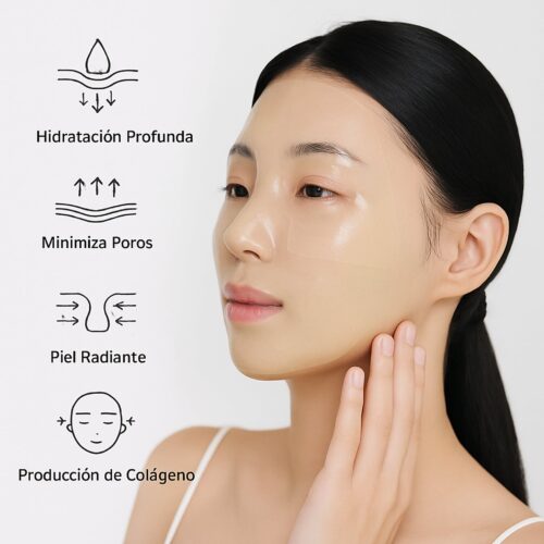 [NACIFIC] Green Tea Cica Collagen Gel Mask - Imagen 3