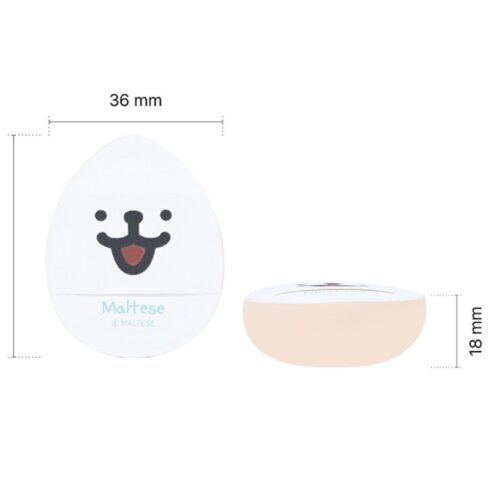 [Flalia] Maltese Water Drop Makeup Puff(S) 2P - Imagen 3