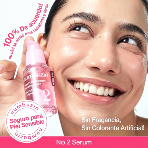 [NUMBUZIN] No.2 Rose PDRN Collagen Plumping Serum 30ml - Imagen 4