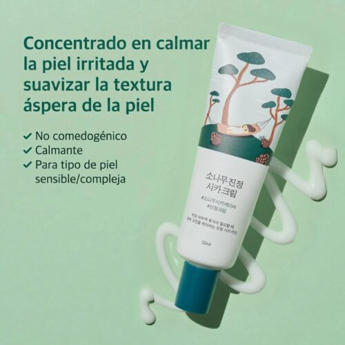 [Round Lab] Pine Calming Cica Cream 50 ml - Imagen 2