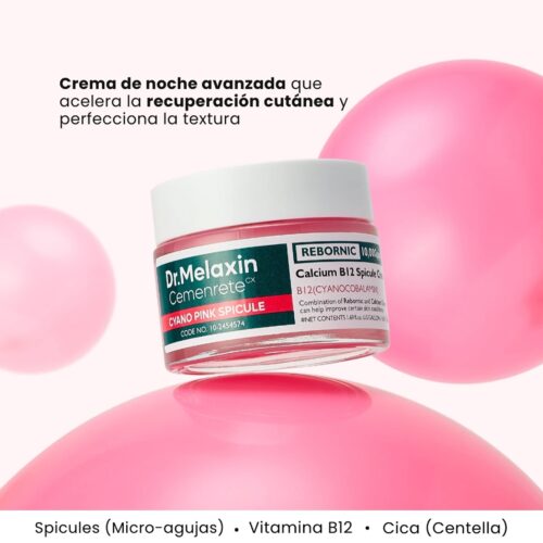 [Dr.Melaxin] Cemenrete Cyano Pink Spicule Cream 50ml - Imagen 3