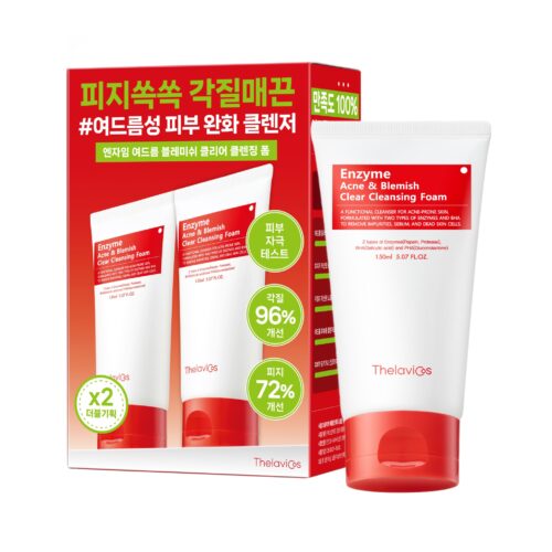 [Thelavicos] Enzyme Acne Blemish Clear Cleansing Foam Double Set 150ml + 150ml