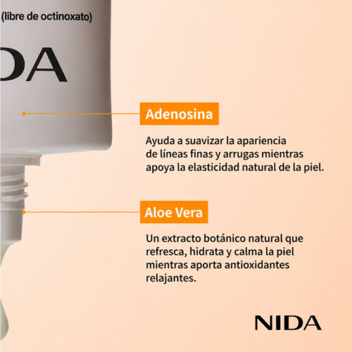 [NIDA] Invisible Fit Sun Cream SPF50+ PA++++ 50 ml - Imagen 6