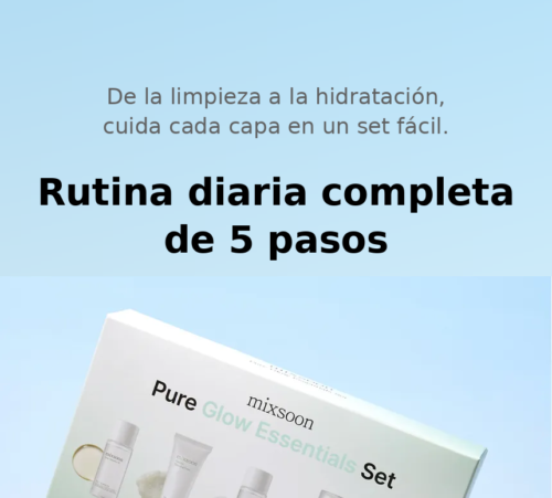 [Mixsoon] Pure Glow Essentials Set 5 pcs - Imagen 4